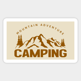 Camping - Mountain Adventure Magnet